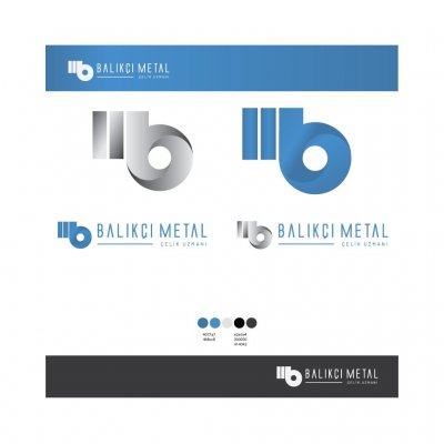 Balıkçı Metal Logo Tasarımı